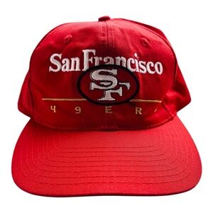 VTG ‘90s San Francisco 49ers Team NFL Eastport Snapback Hat Cap
